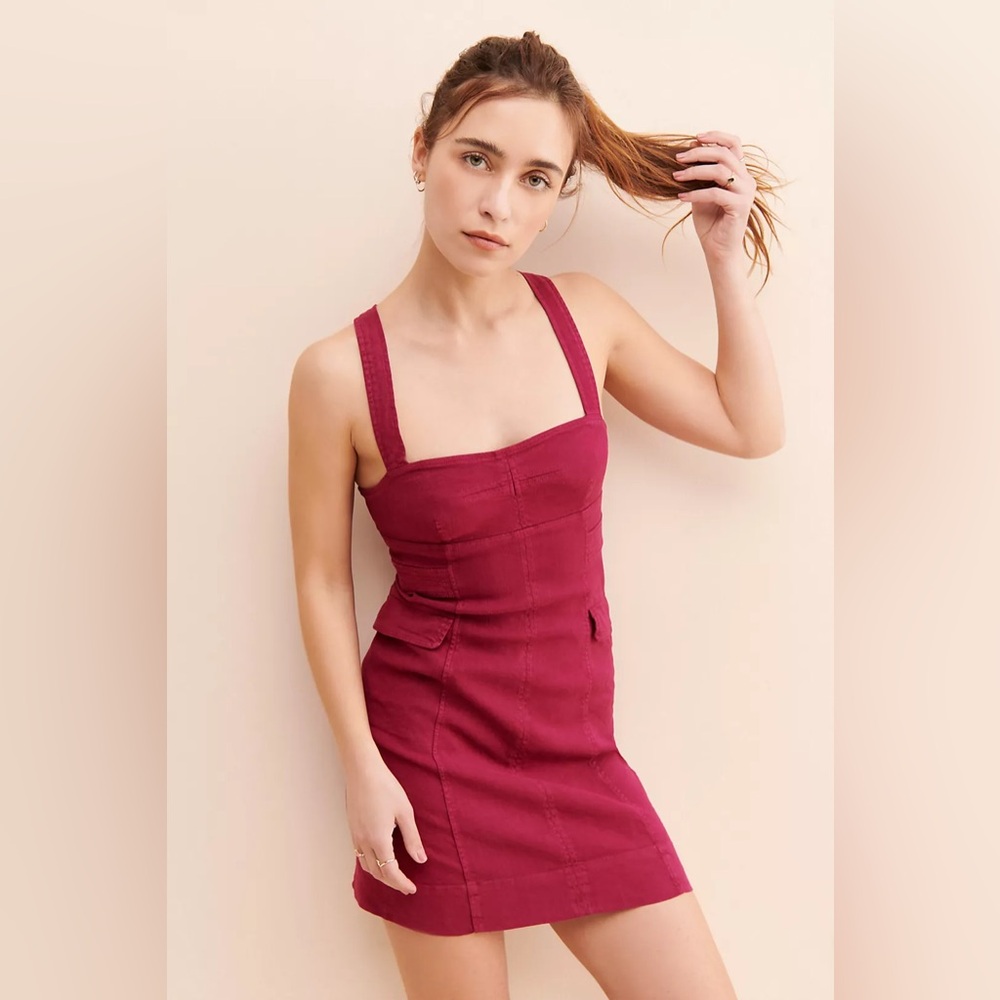 Anthropologie Denim Mini Dress